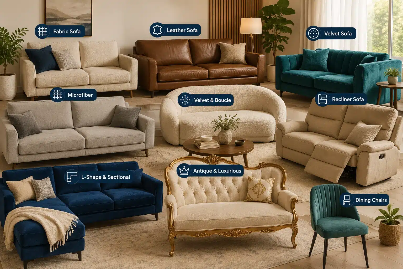 sofa services types